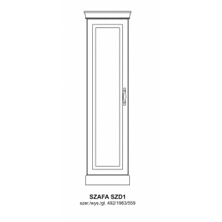 Adria White - Szafa SZD1