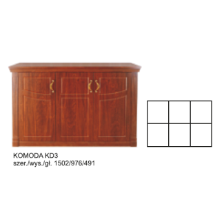 Opal - Komoda KD3