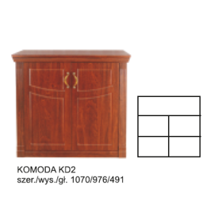 Opal - Komoda KD2