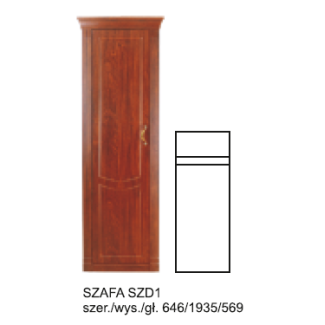 Opal - Szafa SZD1