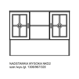 Prowansja Wiąz Srebrny - Nadstawka Wysoka NKD2