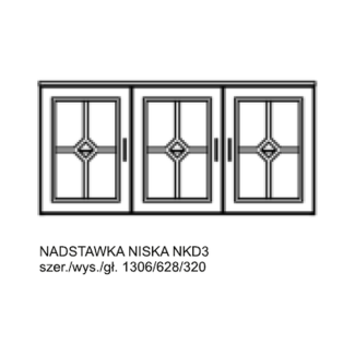 Prowansja Wiąz Srebrny - Nadstawka niska NKD3