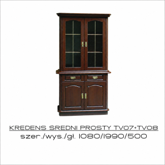 Kredens średni prosty Topaz Venge