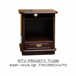 Szafka RTV Prosta TV26 Topaz Venge