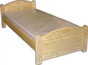 Łóżka z drewna Pióra