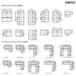 Narożnik Santos konfiguracje